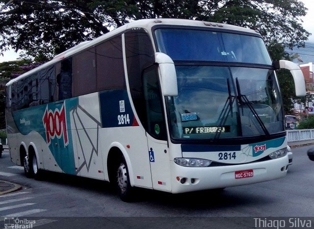 Auto Viação 1001 2814 na cidade de Nova Friburgo, Rio de Janeiro, Brasil, por Thiago Silva. ID da foto: 3263839.