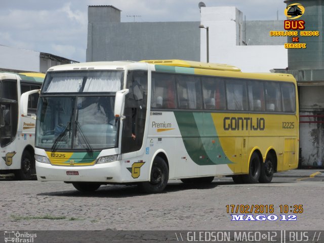 Empresa Gontijo de Transportes 12225 na cidade de Feira de Santana, Bahia, Brasil, por Gledson Santos Freitas. ID da foto: 3264338.