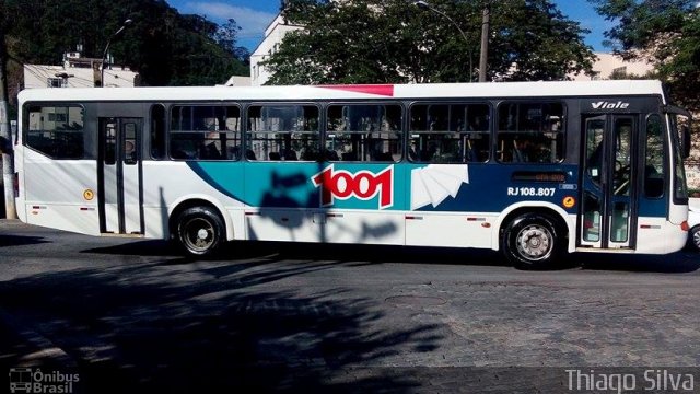 Auto Viação 1001 RJ 108.807 na cidade de Nova Friburgo, Rio de Janeiro, Brasil, por Thiago Silva. ID da foto: 3263841.