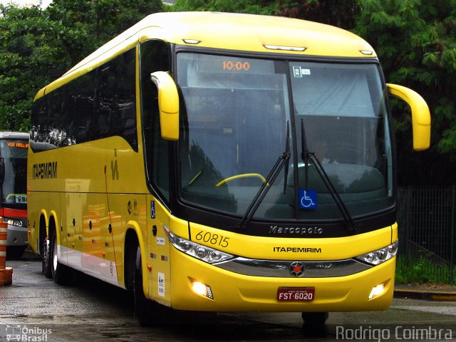 Viação Itapemirim 60815 na cidade de São Paulo, São Paulo, Brasil, por Rodrigo Coimbra. Número da foto: #3269125.