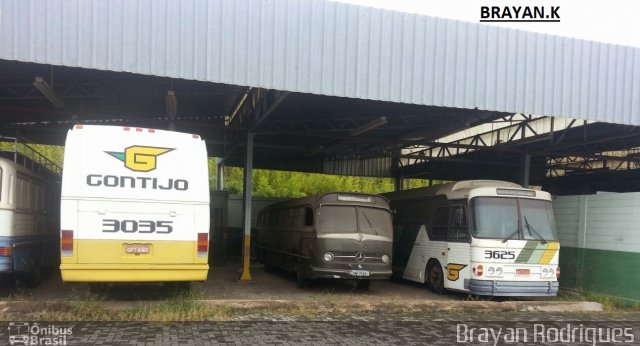 Empresa Gontijo de Transportes 3035 na cidade de Contagem, Minas Gerais, Brasil, por Brayan Rodrigues. Número da foto: #3267723.