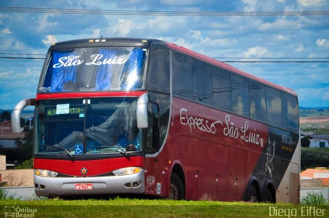 Expresso São Luiz 6920 na cidade de Rondonópolis, Mato Grosso, Brasil, por Diego Eifler. ID da foto: 3268477.