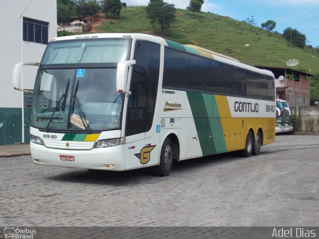 Empresa Gontijo de Transportes 11840 na cidade de Coronel Fabriciano, Minas Gerais, Brasil, por Adel Dias. ID da foto: 3267665.