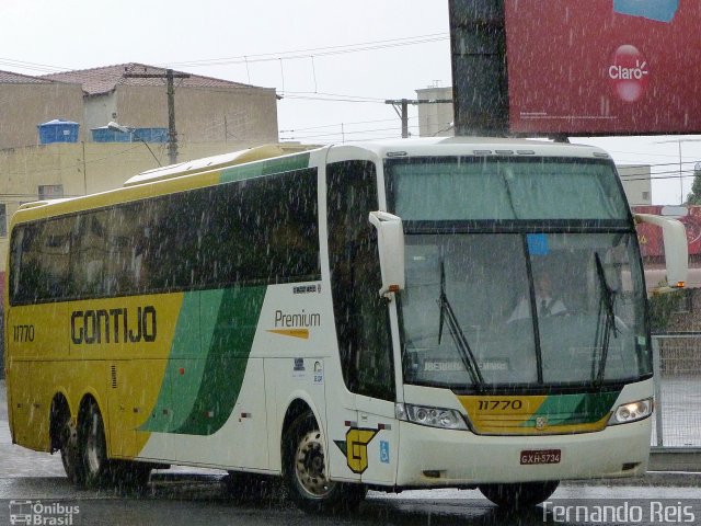 Empresa Gontijo de Transportes 11770 na cidade de Uberaba, Minas Gerais, Brasil, por Fernando Reis. ID da foto: 3267775.