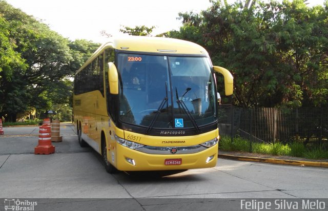 Viação Itapemirim 60511 na cidade de São Paulo, São Paulo, Brasil, por Felipe Silva Melo. ID da foto: 3267234.