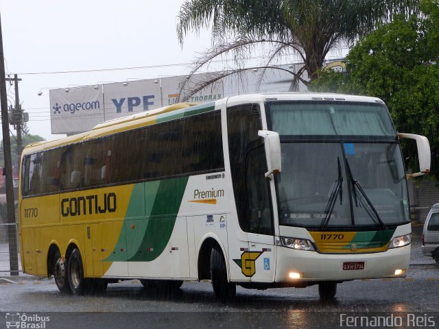 Empresa Gontijo de Transportes 11770 na cidade de Uberaba, Minas Gerais, Brasil, por Fernando Reis. ID da foto: 3267716.