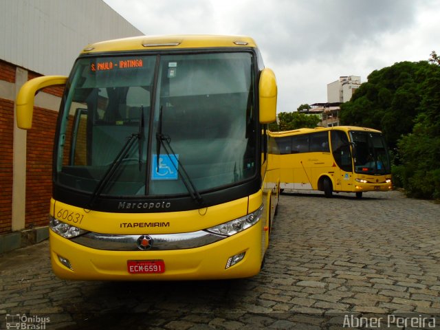 Viação Itapemirim 60631 na cidade de Ipatinga, Minas Gerais, Brasil, por Abner Pereira. Número da foto: #3268501.