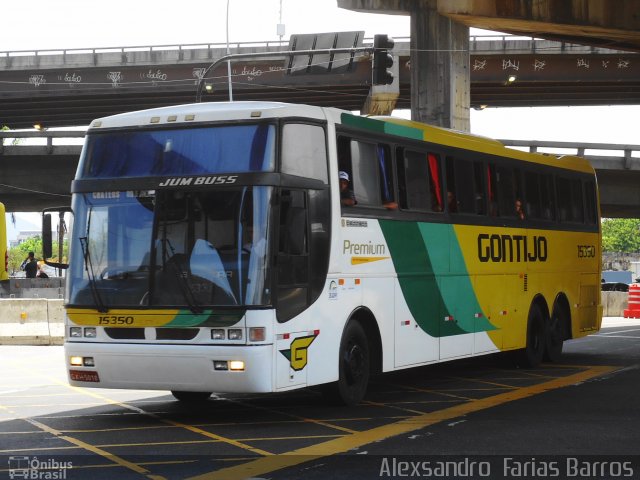 Empresa Gontijo de Transportes 15350 na cidade de Rio de Janeiro, Rio de Janeiro, Brasil, por Alexsandro  Farias Barros. ID da foto: 3269304.