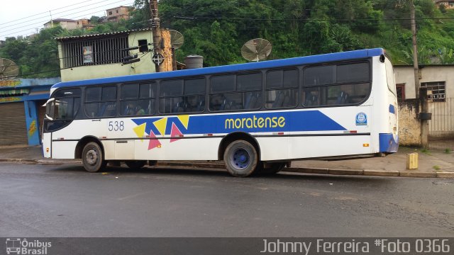 Auto Ônibus Moratense 538 na cidade de Francisco Morato, São Paulo, Brasil, por Johnny Ferreira. ID da foto: 3267162.