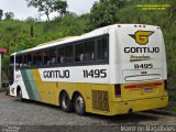 Empresa Gontijo de Transportes 11495 na cidade de João Monlevade, Minas Gerais, Brasil, por Mairo de Magalhães. Número da foto: #3268535.