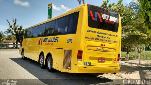 Vida Nova Turismo 9870 na cidade de Maceió, Alagoas, Brasil, por Matheus  Nascimento. Número da foto: #3271176.