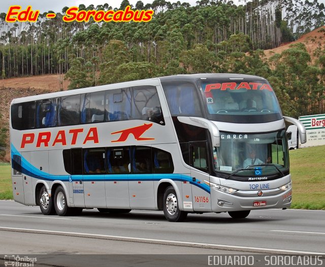 Expresso de Prata 161156 na cidade de Araçariguama, São Paulo, Brasil, por EDUARDO - SOROCABUS. ID da foto: 3270396.