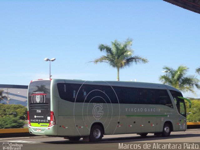 Viação Garcia 7218 na cidade de Londrina, Paraná, Brasil, por Marcos de Alcantara Pinto. Número da foto: #3271310.