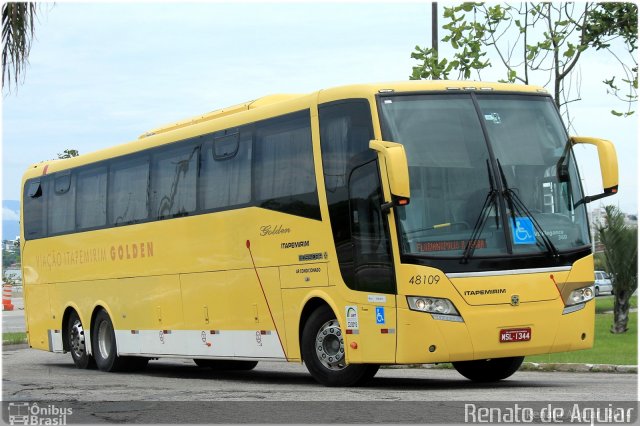 Viação Itapemirim 48109 na cidade de Florianópolis, Santa Catarina, Brasil, por Renato de Aguiar. Número da foto: #3273877.