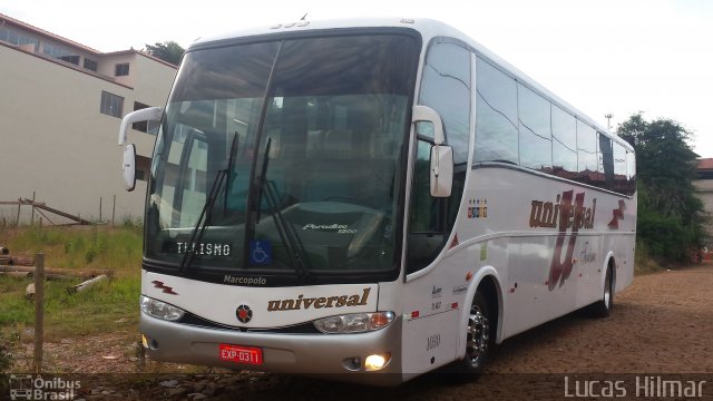 Universal Turismo 1030 na cidade de Lagoa Dourada, Minas Gerais, Brasil, por Jose Hilmar. ID da foto: 3272139.