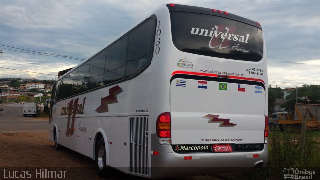 Universal Turismo 1030 na cidade de Lagoa Dourada, Minas Gerais, Brasil, por Jose Hilmar. ID da foto: 3272145.