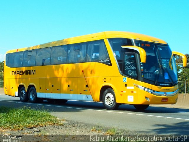 Viação Itapemirim 60585 na cidade de Guaratinguetá, São Paulo, Brasil, por Fabio Alcantara. ID da foto: 3274042.