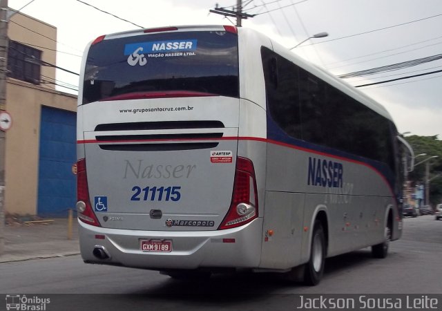 Viação Nasser 211115 na cidade de São Paulo, São Paulo, Brasil, por Jackson Sousa Leite. ID da foto: 3272367.