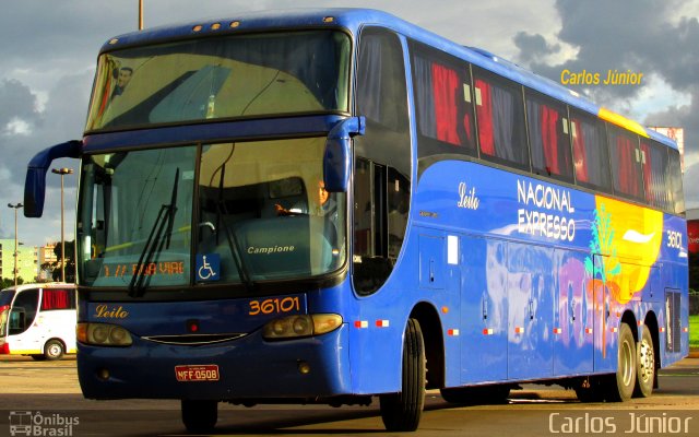 Nacional Expresso 36101 na cidade de Goiânia, Goiás, Brasil, por Carlos Júnior. Número da foto: #3326396.