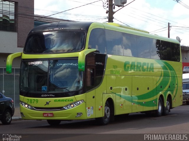 Viação Garcia 7879 na cidade de Cascavel, Paraná, Brasil, por Alexandre Rodrigo. Número da foto: #3325940.