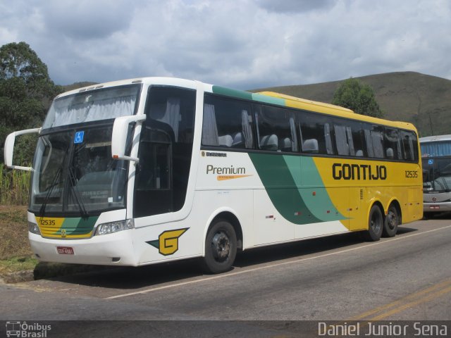 Empresa Gontijo de Transportes 12535 na cidade de Ouro Preto, Minas Gerais, Brasil, por Daniel Junior Sena. Número da foto: #3325760.