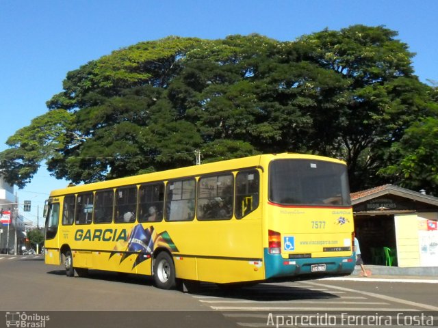 Viação Garcia 7577 na cidade de Rolândia, Paraná, Brasil, por Aparecido Ferreira Costa. Número da foto: #3325521.