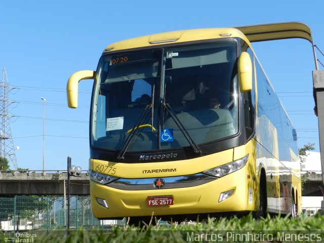 Viação Itapemirim 60775 na cidade de Vitória, Espírito Santo, Brasil, por Marcos Pinnheiro Meneses. Número da foto: #3326399.