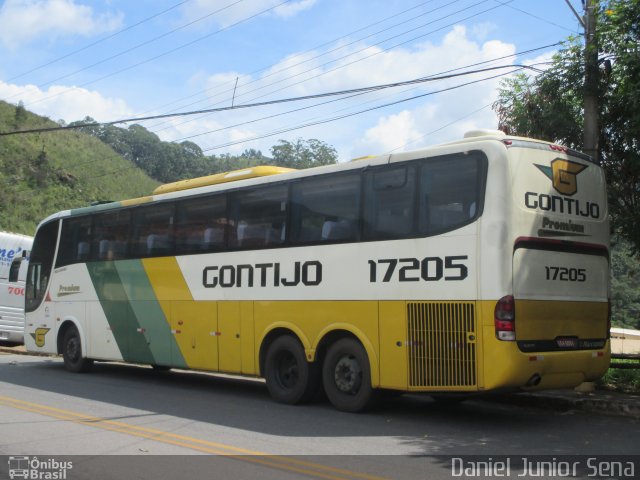 Empresa Gontijo de Transportes 17205 na cidade de Ouro Preto, Minas Gerais, Brasil, por Daniel Junior Sena. Número da foto: #3325749.
