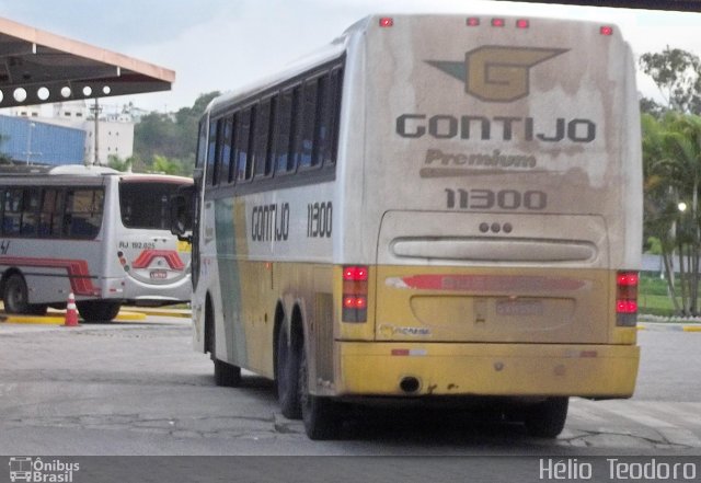 Empresa Gontijo de Transportes 11300 na cidade de Resende, Rio de Janeiro, Brasil, por Hélio  Teodoro. ID da foto: 3325381.