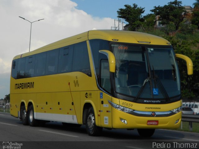 Viação Itapemirim 60659 na cidade de São Gonçalo, Rio de Janeiro, Brasil, por Pedro Thomaz. Número da foto: #3326589.