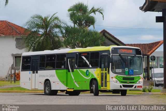 Expresso Princesa dos Campos 6233 na cidade de Registro, São Paulo, Brasil, por Ricardo Luiz. ID da foto: 3348200.