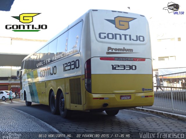 Empresa Gontijo de Transportes 12330 na cidade de Belo Horizonte, Minas Gerais, Brasil, por Valter Francisco. Número da foto: #3347074.