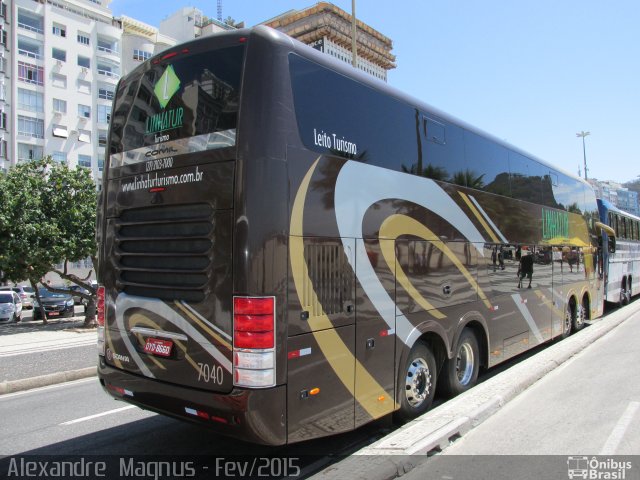 Linhatur Hotel e Turismo 7040 na cidade de Rio de Janeiro, Rio de Janeiro, Brasil, por Alexandre  Magnus. Número da foto: #3349415.