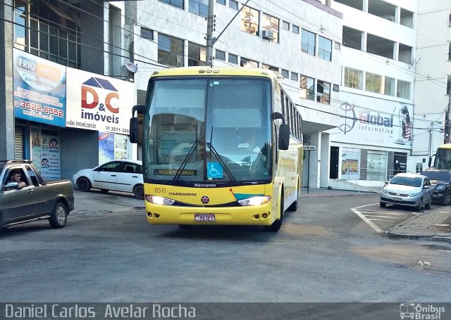 Viação Itapemirim 8515 na cidade de Cachoeiro de Itapemirim, Espírito Santo, Brasil, por Daniel Carlos  Avelar Rocha. Número da foto: #3348173.