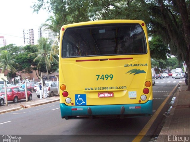 Viação Garcia 7499 na cidade de Maringá, Paraná, Brasil, por Diego Lopes. Número da foto: #3349047.
