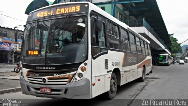 Auto Ônibus Vera Cruz RJ 104.016 na cidade de Magé, Rio de Janeiro, Brasil, por Zé Ricardo Reis. ID da foto: 3348954.