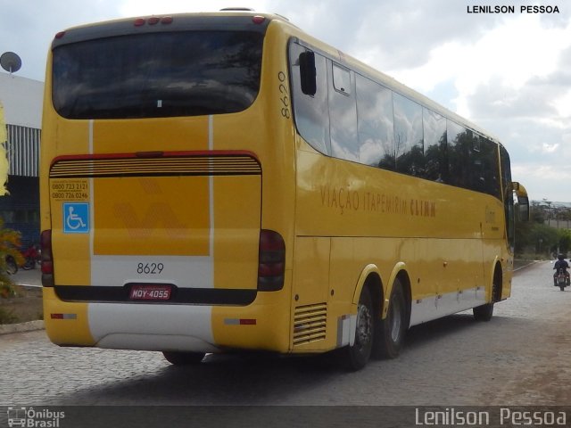 Viação Itapemirim 8629 na cidade de Caruaru, Pernambuco, Brasil, por Lenilson da Silva Pessoa. ID da foto: 3348748.