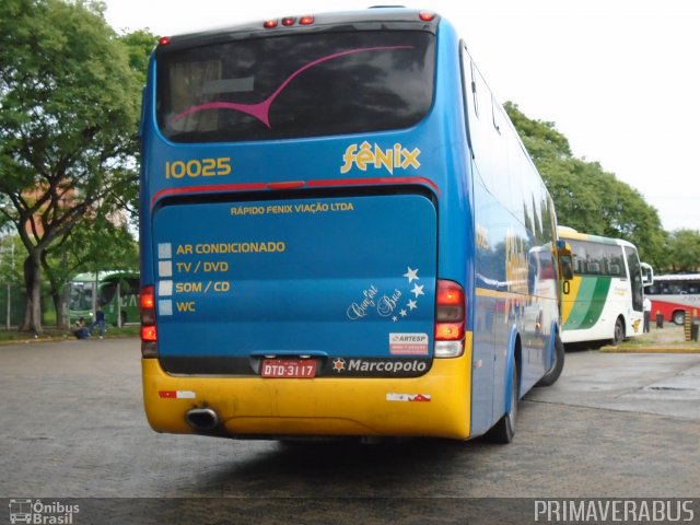 Rápido Expresso Fênix Viação 10025 na cidade de São Paulo, São Paulo, Brasil, por Alexandre Rodrigo. Número da foto: #3349834.