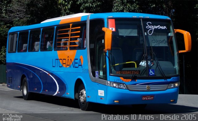 Litorânea Transportes Coletivos 5859 na cidade de São Paulo, São Paulo, Brasil, por Cristiano Soares da Silva. ID da foto: 3350168.