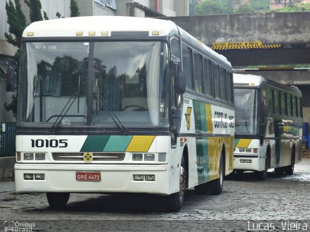 Empresa Gontijo de Transportes 10105 na cidade de Belo Horizonte, Minas Gerais, Brasil, por Lucas Vieira. ID da foto: 3350185.