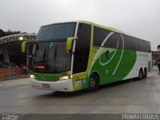 Expresso Princesa dos Campos 5700 na cidade de Curitiba, Paraná, Brasil, por Alexandre Rodrigo. ID da foto: 3349623.