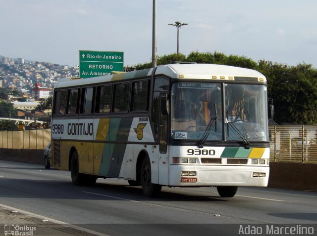 Empresa Gontijo de Transportes 9380 na cidade de Belo Horizonte, Minas Gerais, Brasil, por Adão Raimundo Marcelino. ID da foto: 3351303.