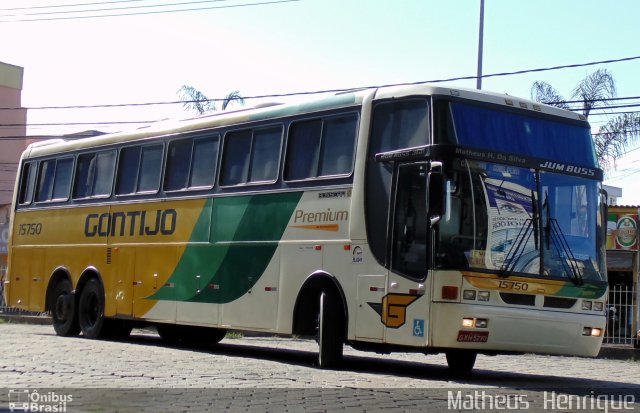 Empresa Gontijo de Transportes 15750 na cidade de Ipatinga, Minas Gerais, Brasil, por Matheus Henrique. ID da foto: 3350638.