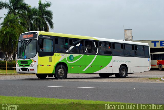 Expresso Princesa dos Campos 6066 na cidade de Registro, São Paulo, Brasil, por Ricardo Luiz. Número da foto: #3349675.