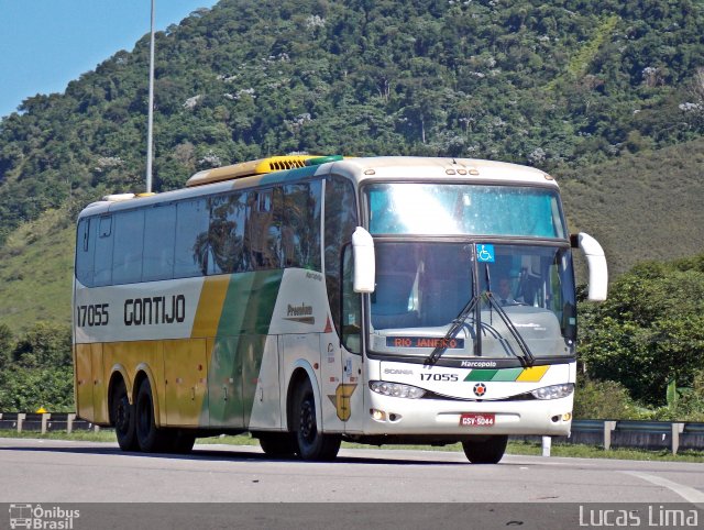Empresa Gontijo de Transportes 17055 na cidade de Guapimirim, Rio de Janeiro, Brasil, por Lucas Lima. Número da foto: #3351727.