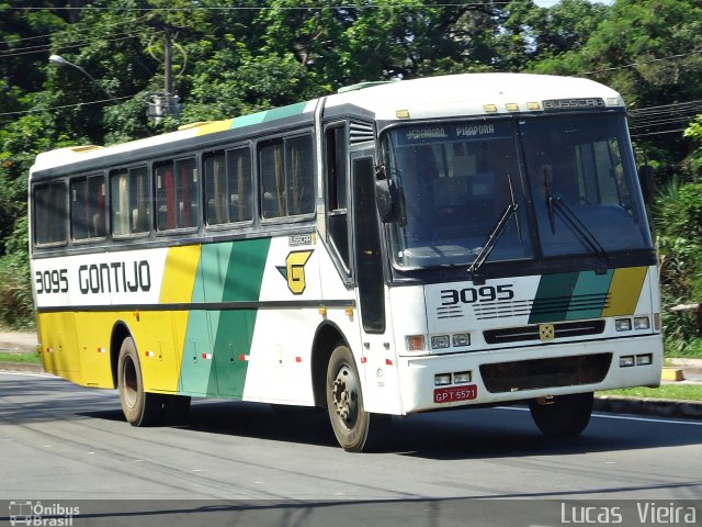 Empresa Gontijo de Transportes 3095 na cidade de Belo Horizonte, Minas Gerais, Brasil, por Lucas Vieira. ID da foto: 3350183.