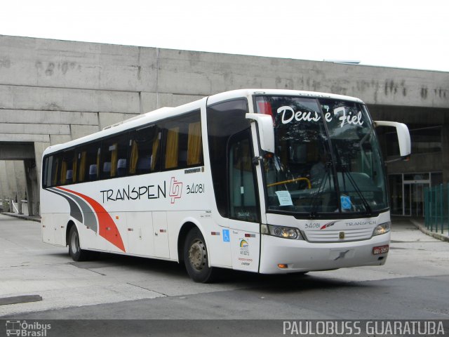 Transpen Transporte Coletivo e Encomendas 34081 na cidade de Curitiba, Paraná, Brasil, por Paulobuss  Guaratuba. ID da foto: 3352349.