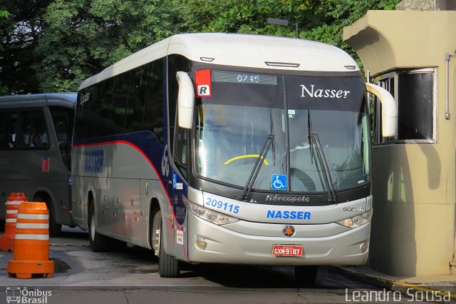 Viação Nasser 209115 na cidade de São Paulo, São Paulo, Brasil, por [Leandro Sousa]. Número da foto: #3352997.