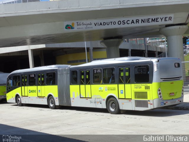 São Dimas Transportes 10729 na cidade de Belo Horizonte, Minas Gerais, Brasil, por Gabriel Oliveira. Número da foto: #3352990.