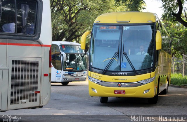 Viação Itapemirim 60805 na cidade de São Paulo, São Paulo, Brasil, por Matheus Henrique. Número da foto: #3352601.